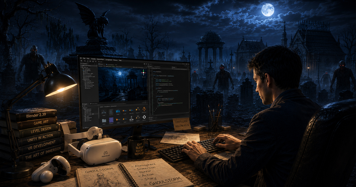 From Blender Artist to VR Game Developer: The Story Behind GhoulStorm
